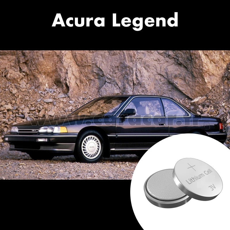 Pile clé Acura Legend 1 generation (1986/1990). Pile de remplacement pour clé de voiture. Batterie de clé de voiture.