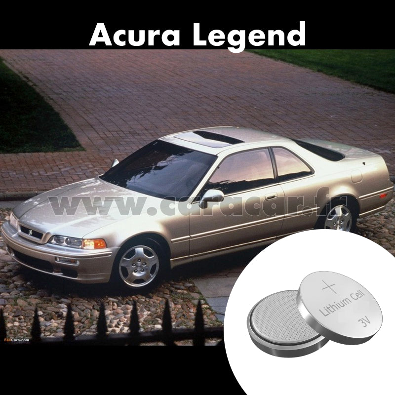 Pile clé Acura Legend 2 generation (1990/1996). Pile de remplacement pour clé de voiture. Batterie de clé de voiture.