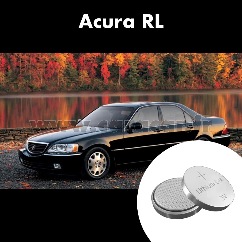 Pile clé Acura RL KA9 (1999/2004). Pile de remplacement pour clé de voiture. Batterie de clé de voiture.