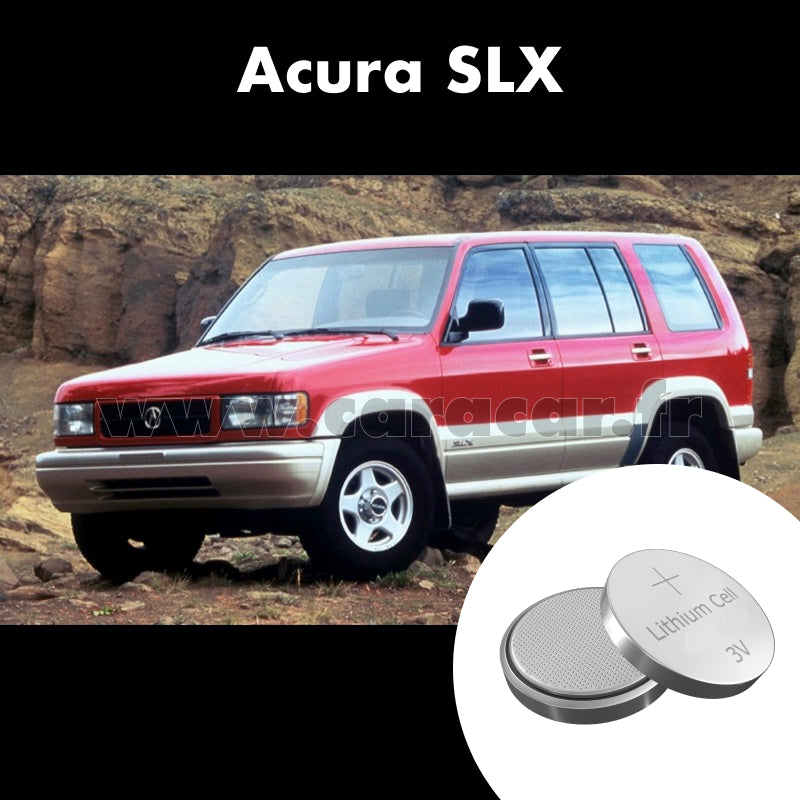 Pile clé Acura SLX 1 generation (1996/1999). Pile de remplacement pour clé de voiture. Batterie de clé de voiture.
