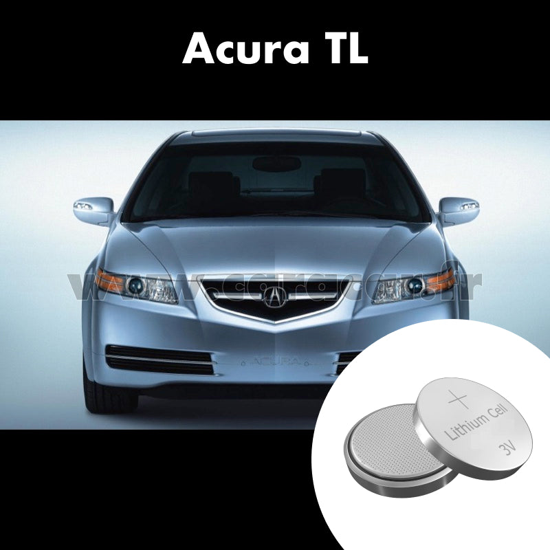 Pile clé Acura TL 3 generation (2003/2008). Pile de remplacement pour clé de voiture. Batterie de clé de voiture.