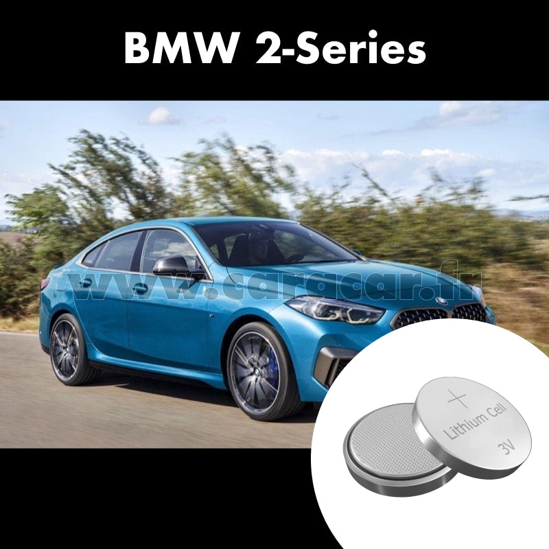 Pile clé BMW 2 Series F44 (2019/2023). Pile de remplacement pour clé de voiture. Batterie de clé de voiture.