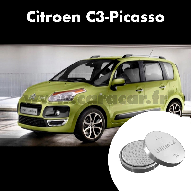 Piles Bouton De Remplacement Pour Clé De Voiture CITROËN - Modèles CR2032, CR2016, CR1620, CR2025 Au Choix