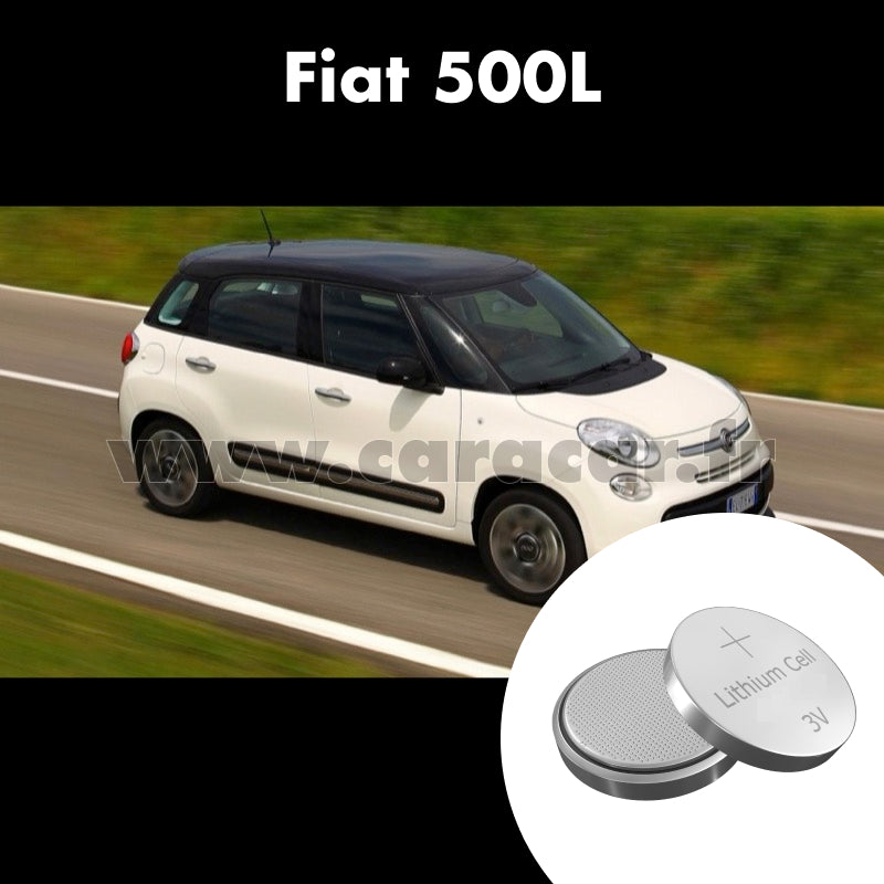 Pile clé Fiat 500L 1 generation (2012/2020). Pile de remplacement pour clé de voiture. Batterie de clé de voiture.