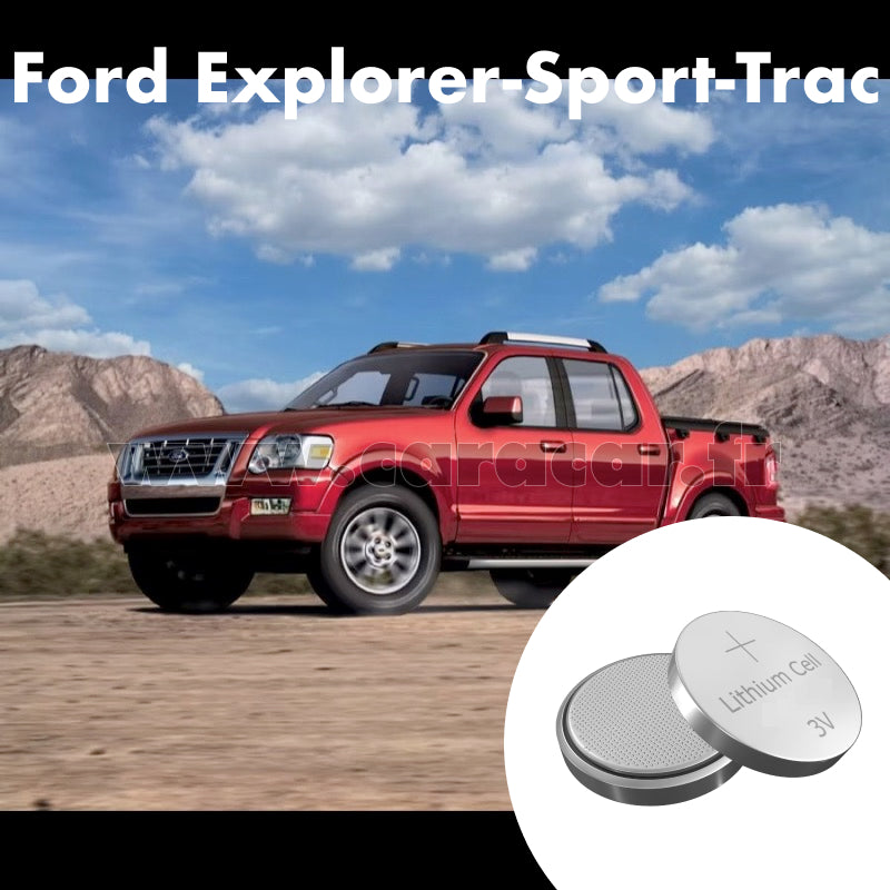 Pile clé Ford Explorer Sport Trac Ford Explorer Sport Trac II (2006/2010). Pile de remplacement pour clé de voiture. Batterie de clé de voiture.