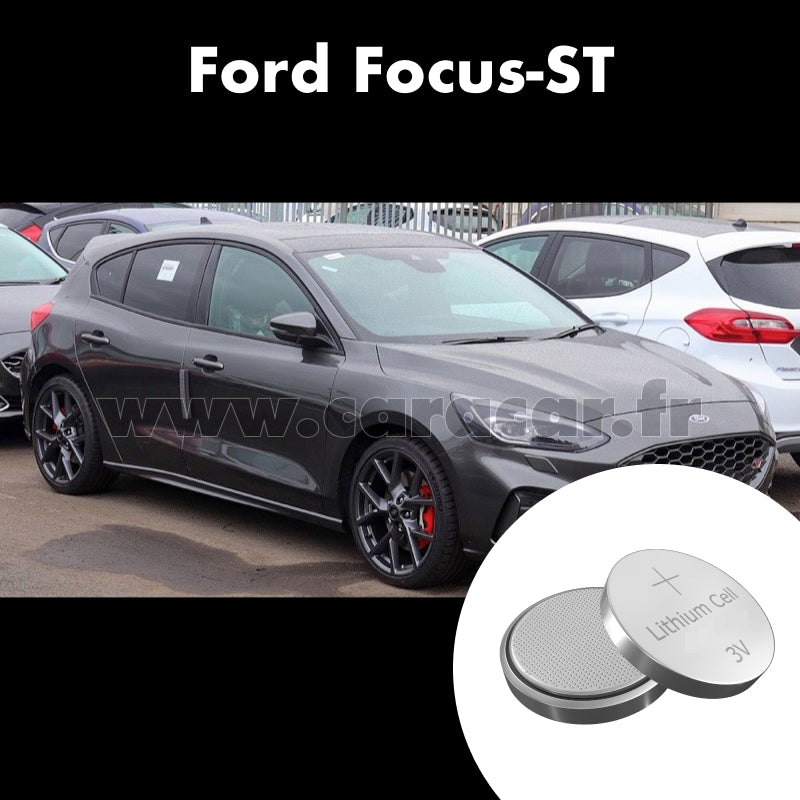 Pile clé Ford Focus ST 4 generation (2019/2022). Pile de remplacement pour clé de voiture. Batterie de clé de voiture.
