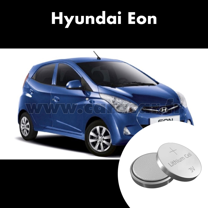 Pile clé Hyundai Eon 1 generation (2011/2020). Pile de remplacement pour clé de voiture. Batterie de clé de voiture.