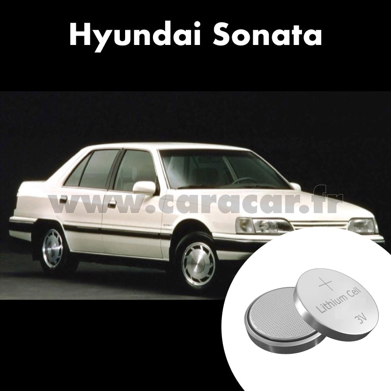 Pile clé Hyundai Sonata Y3 (1993/1996). Pile de remplacement pour clé de voiture. Batterie de clé de voiture.