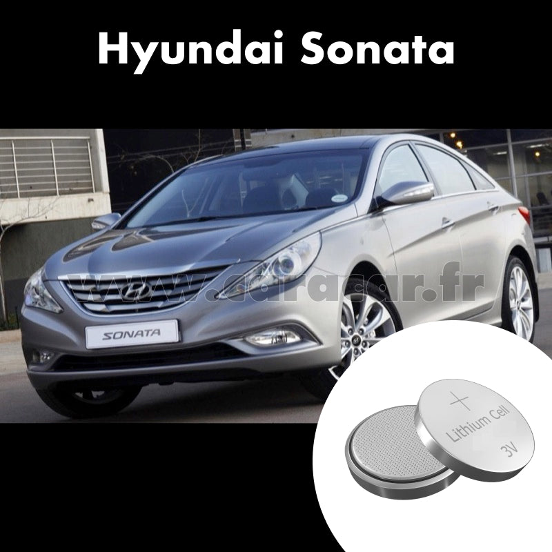 Pile clé Hyundai Sonata YF (2009/2015). Pile de remplacement pour clé de voiture. Batterie de clé de voiture.
