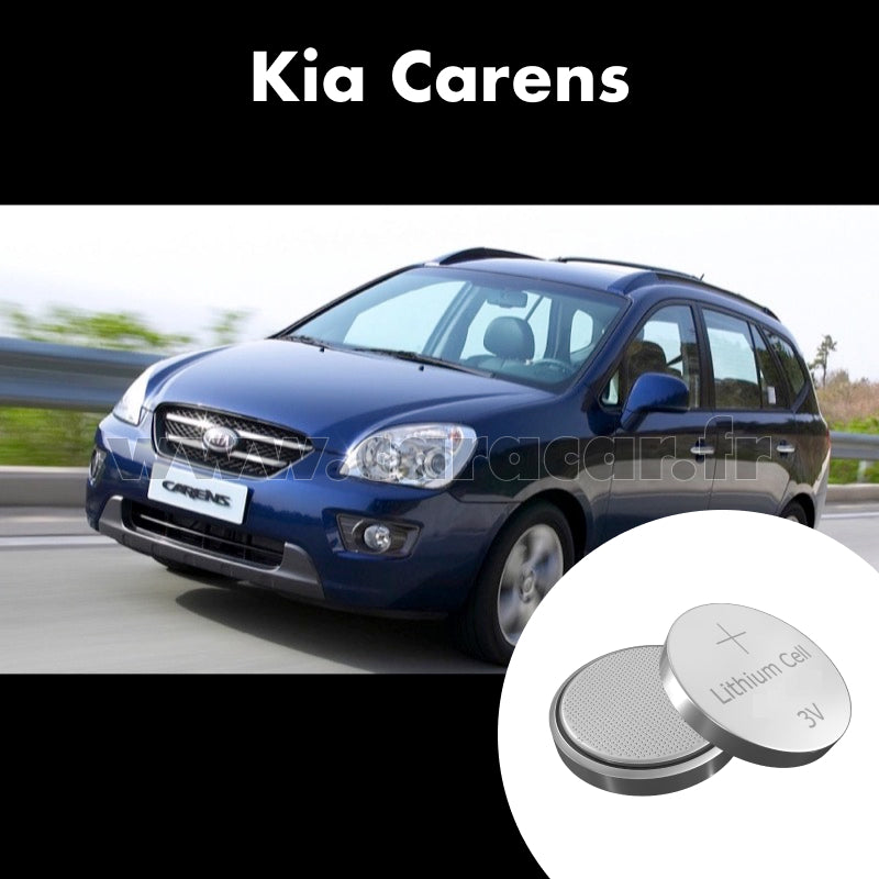 Pile clé Kia Carens 2 generation (2002/2006). Pile de remplacement pour clé de voiture. Batterie de clé de voiture.