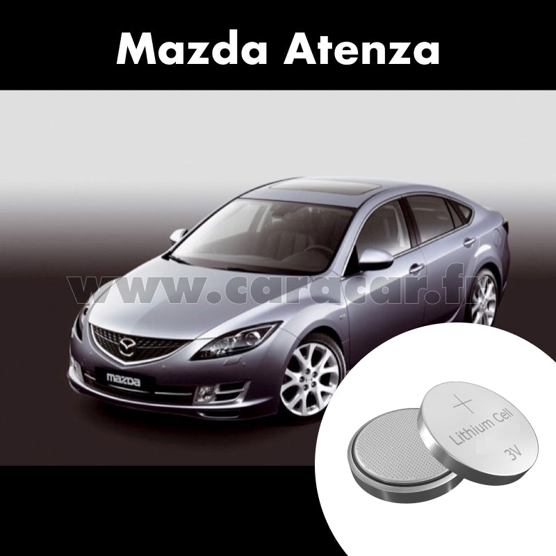 Pile clé Mazda Atenza GH (2007/2010). Pile de remplacement pour clé de voiture. Batterie de clé de voiture.
