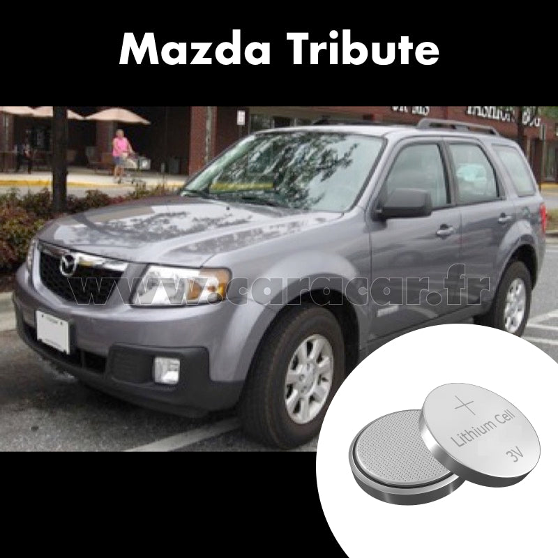Pile clé Mazda Tribute 2 generation (2007/2011). Pile de remplacement pour clé de voiture. Batterie de clé de voiture.