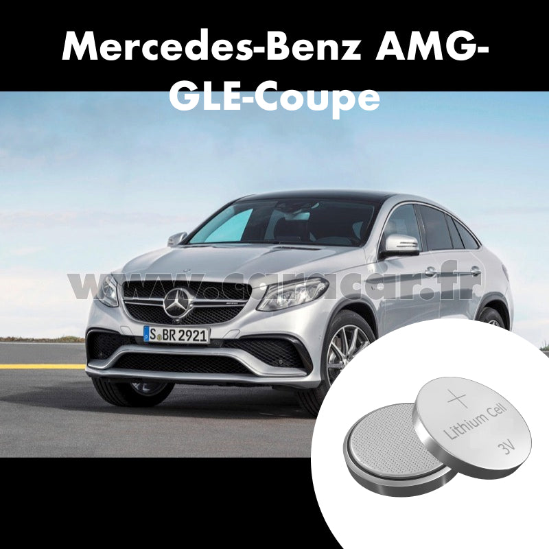 Pile clé Mercedes-Benz AMG GLE Coupe 1 generation restyling (X290) (2018/2018). Pile de remplacement pour clé de voiture. Batterie de clé de voiture.