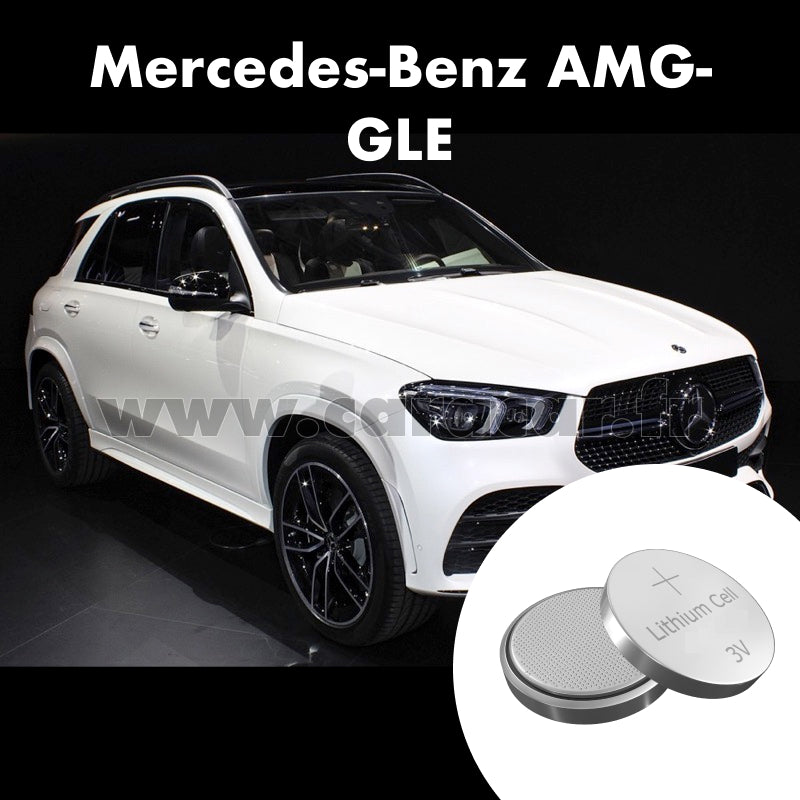 Pile clé Mercedes-Benz AMG GLE W167 (2018/null). Pile de remplacement pour clé de voiture. Batterie de clé de voiture.