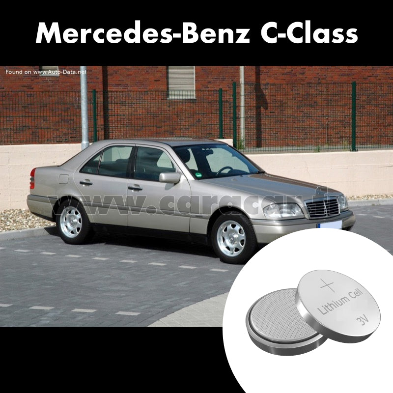 Pile clé Mercedes-Benz C-Class W202/S202 (1993/1997). Pile de remplacement pour clé de voiture. Batterie de clé de voiture.