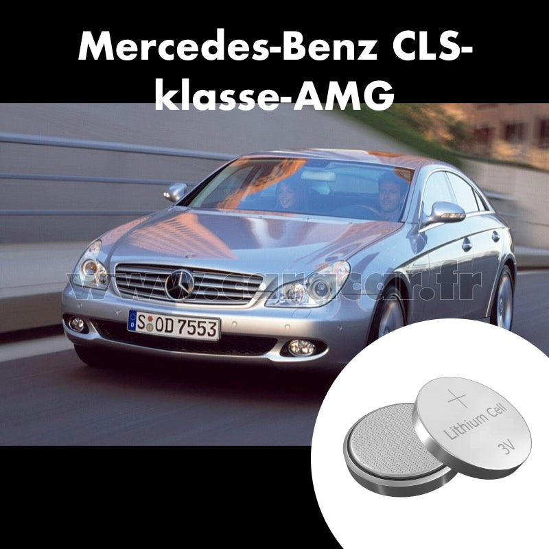 Pile clé Mercedes-Benz CLS-klasse AMG C219 (2004/2008). Pile de remplacement pour clé de voiture. Batterie de clé de voiture.