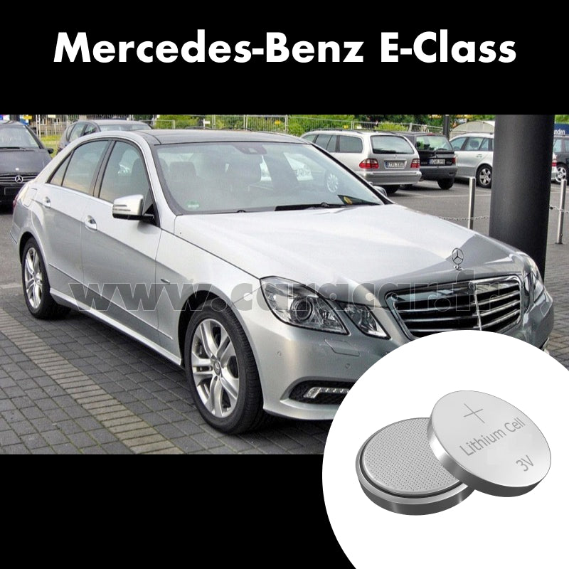 Pile clé Mercedes-Benz E-Class W212 (2009/2013). Pile de remplacement pour clé de voiture. Batterie de clé de voiture.
