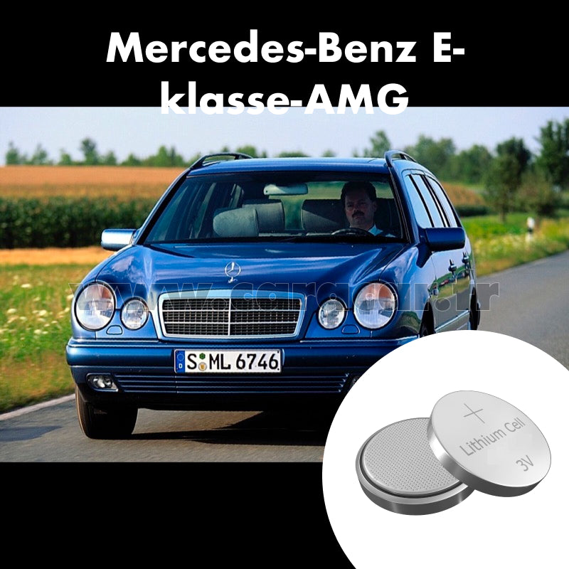 Pile clé Mercedes-Benz E-klasse AMG 2 generation (W210, S210) (1996/1999). Pile de remplacement pour clé de voiture. Batterie de clé de voiture.