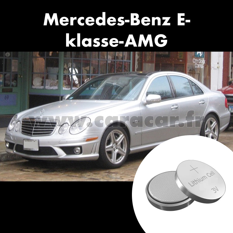 Pile clé Mercedes-Benz E-klasse AMG W211 (2002/2006). Pile de remplacement pour clé de voiture. Batterie de clé de voiture.