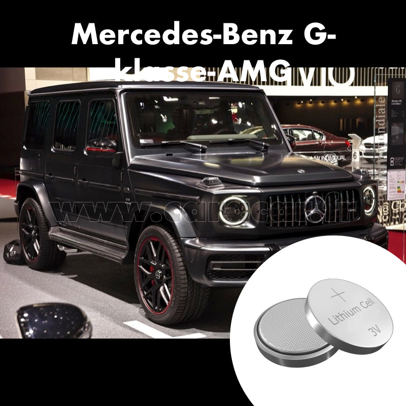 Pile clé Mercedes-Benz G-klasse AMG 2 generation (W463) (2018/2023). Pile de remplacement pour clé de voiture. Batterie de clé de voiture.