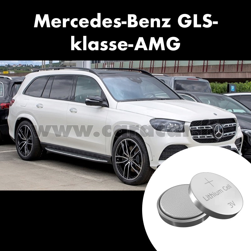 Pile clé Mercedes-Benz GLS-klasse AMG 2 generation (X167) (2020/2023). Pile de remplacement pour clé de voiture. Batterie de clé de voiture.