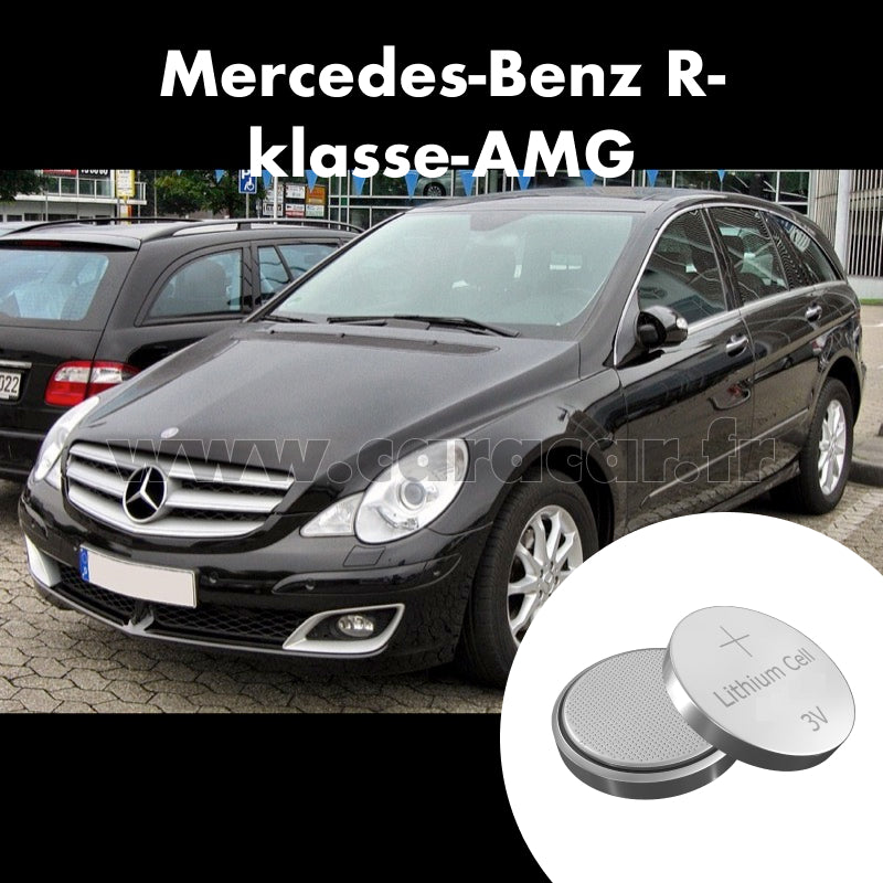 Pile clé Mercedes-Benz R-klasse AMG W251 (2006/2007). Pile de remplacement pour clé de voiture. Batterie de clé de voiture.