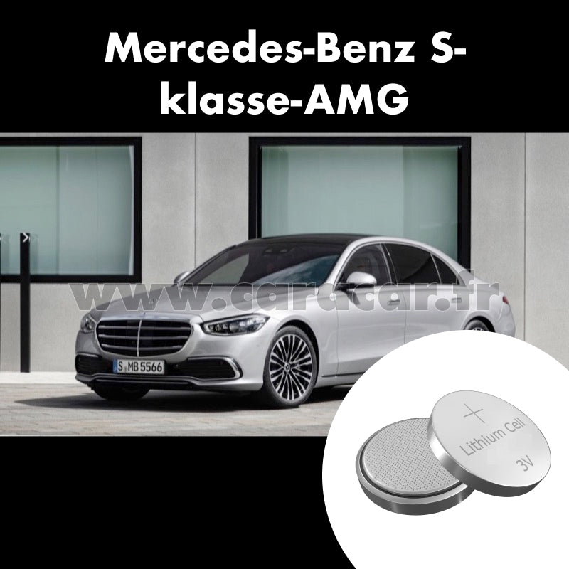 Pile clé Mercedes-Benz S-klasse AMG 4 generation (W223) (2022/2023). Pile de remplacement pour clé de voiture. Batterie de clé de voiture.