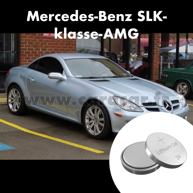 Pile clé Mercedes-Benz SLK-klasse AMG R171 (2004/2008). Pile de remplacement pour clé de voiture. Batterie de clé de voiture.