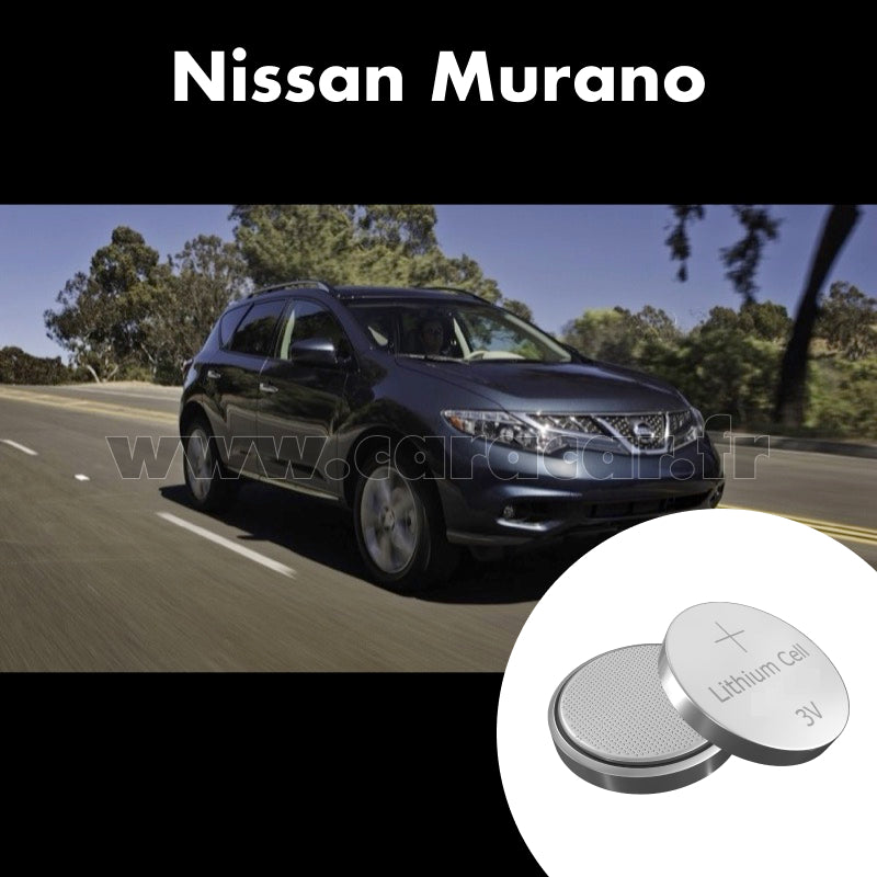 Pile clé Nissan Murano Z51 (2008/2011). Pile de remplacement pour clé de voiture. Batterie de clé de voiture.