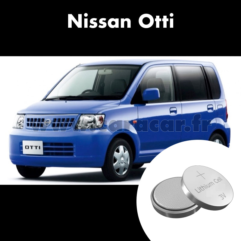 Pile clé Nissan Otti H91W (2005/2006). Pile de remplacement pour clé de voiture. Batterie de clé de voiture.