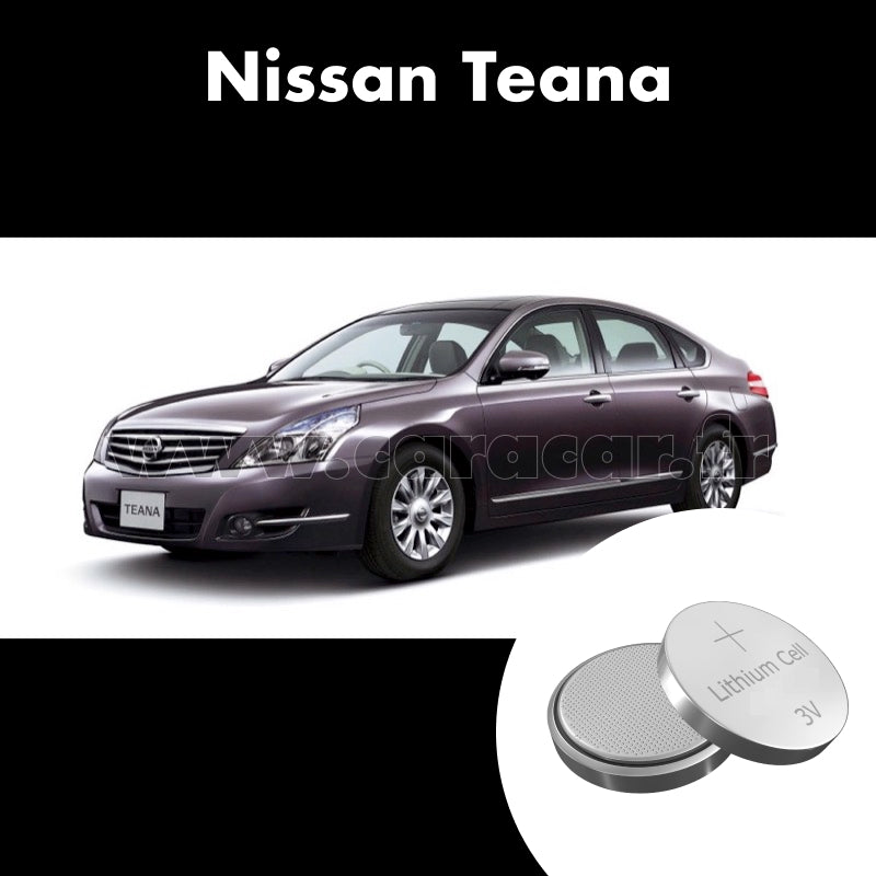 Pile clé Nissan Teana J32 (2008/2014). Pile de remplacement pour clé de voiture. Batterie de clé de voiture.