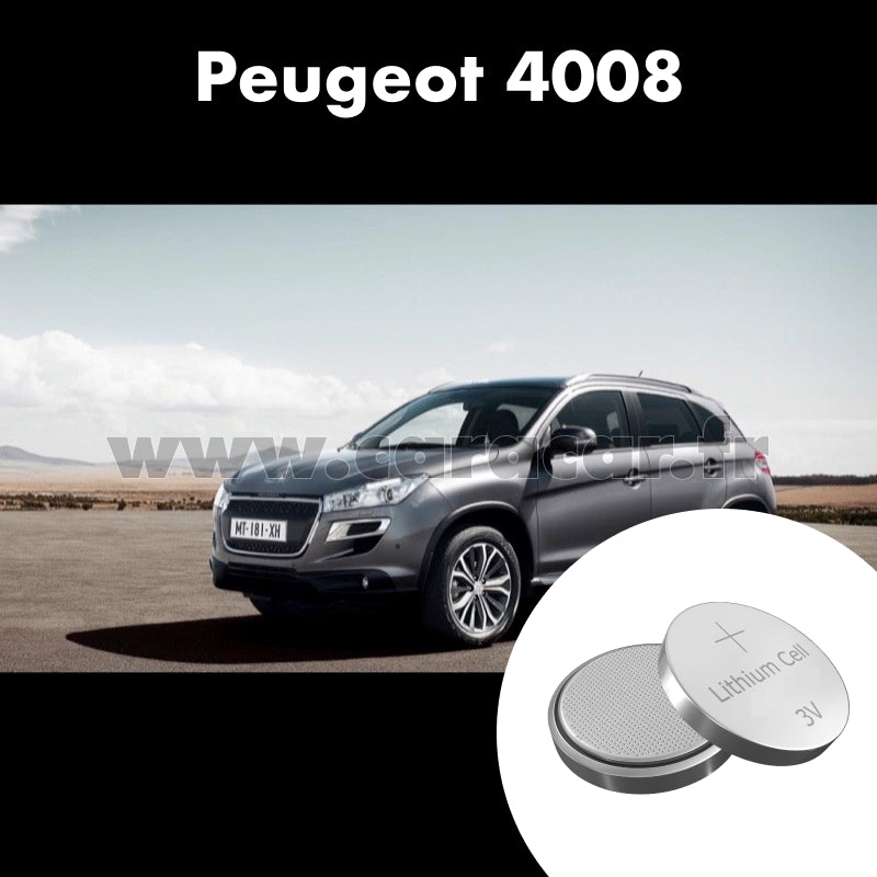 Pile pour clé de Peugeot Rifter 1 generation (2018/2023) - Changement