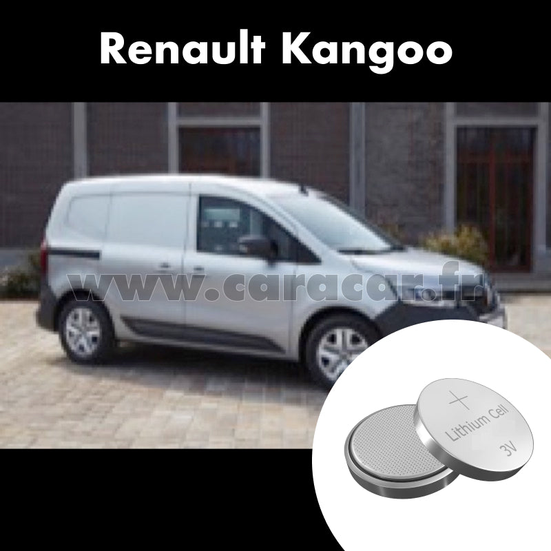 Pile clé Renault Kangoo 3 generation (2021/2023). Pile de remplacement pour clé de voiture. Batterie de clé de voiture.