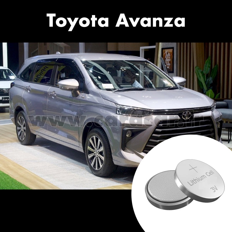 Pile clé Toyota Avanza 3 generation (2021/2023). Pile de remplacement pour clé de voiture. Batterie de clé de voiture.