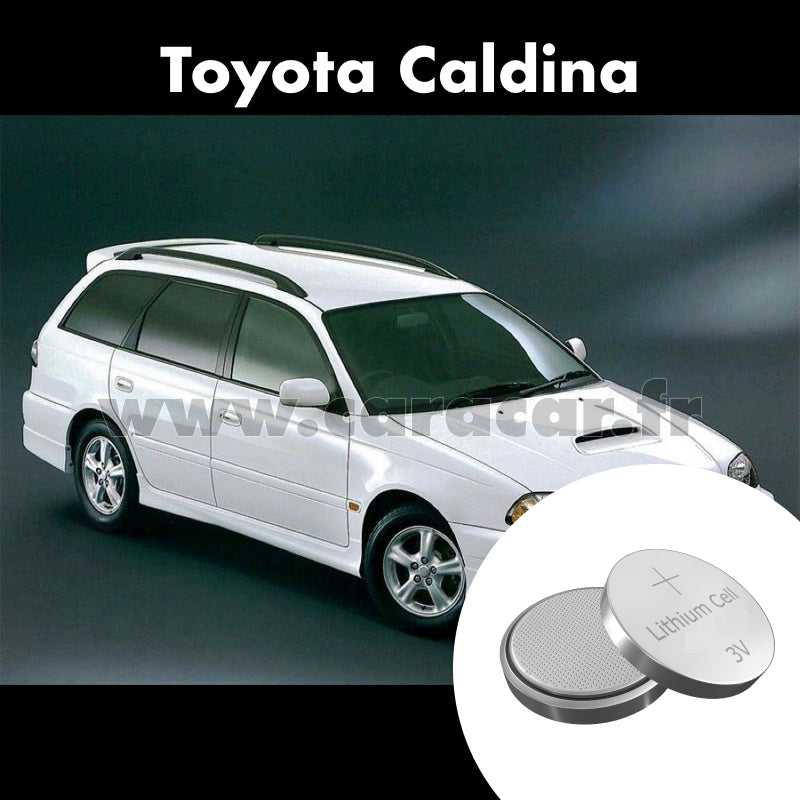 Pile clé Toyota Caldina 2 generation (1997/1999). Pile de remplacement pour clé de voiture. Batterie de clé de voiture.