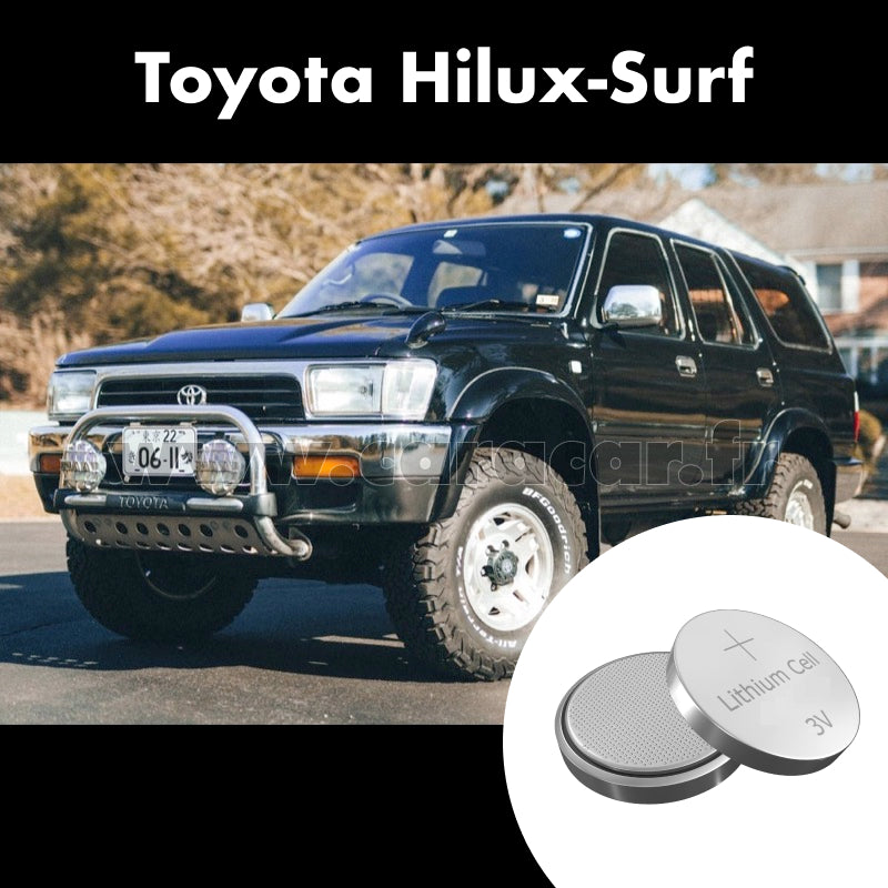 Pile clé Toyota Hilux Surf 3 generation (1995/2002). Pile de remplacement pour clé de voiture. Batterie de clé de voiture.
