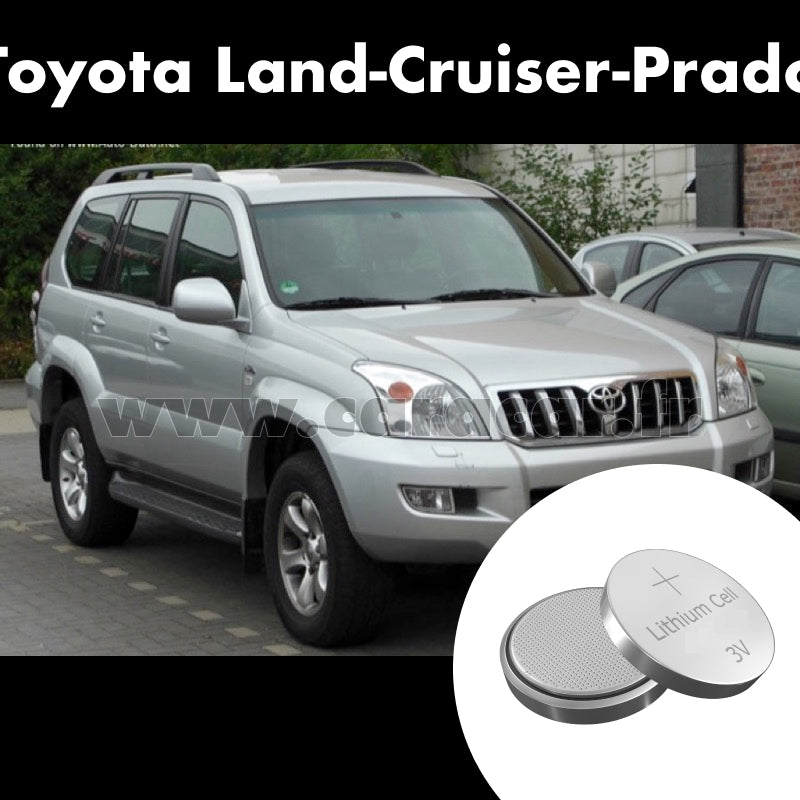 Pile clé Toyota Land Cruiser Prado J120 (2002/2009). Pile de remplacement pour clé de voiture. Batterie de clé de voiture.