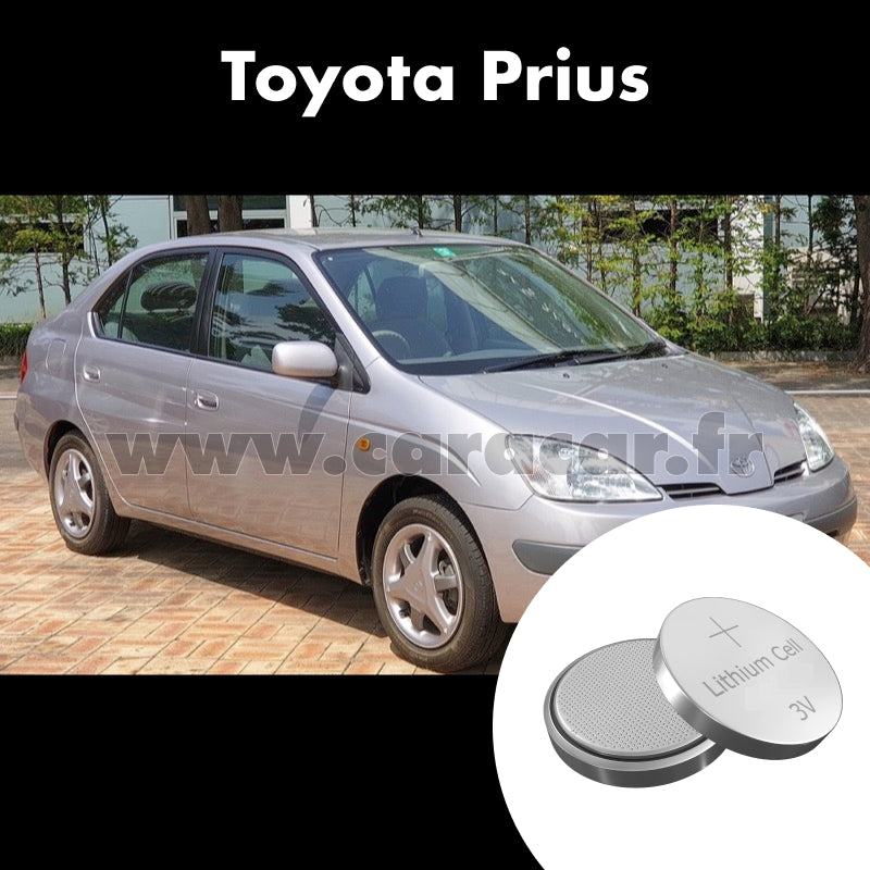 Pile clé Toyota Prius XW10 (1997/2000). Pile de remplacement pour clé de voiture. Batterie de clé de voiture.