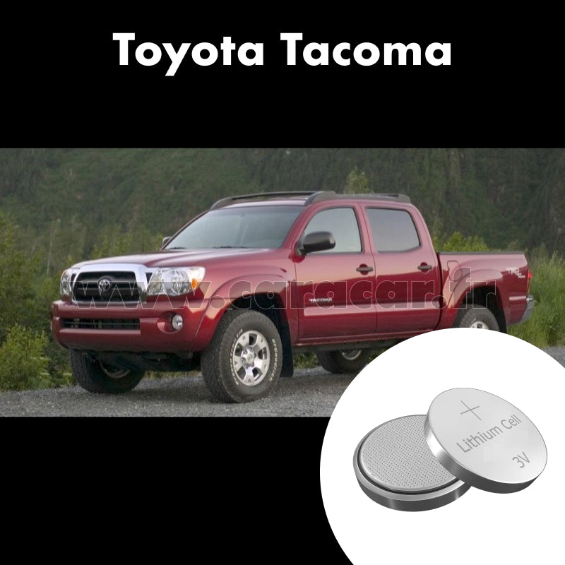 Pile clé Toyota Tacoma 2 generation (2005/2010). Pile de remplacement pour clé de voiture. Batterie de clé de voiture.