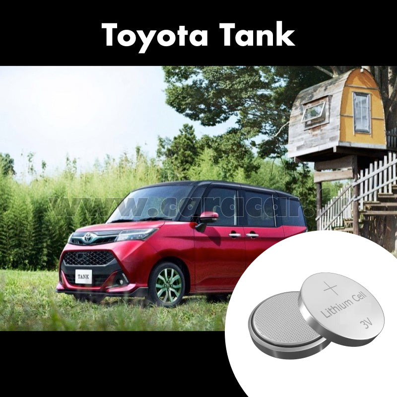 Pile clé Toyota Tank 1 generation (2016/2023). Pile de remplacement pour clé de voiture. Batterie de clé de voiture.