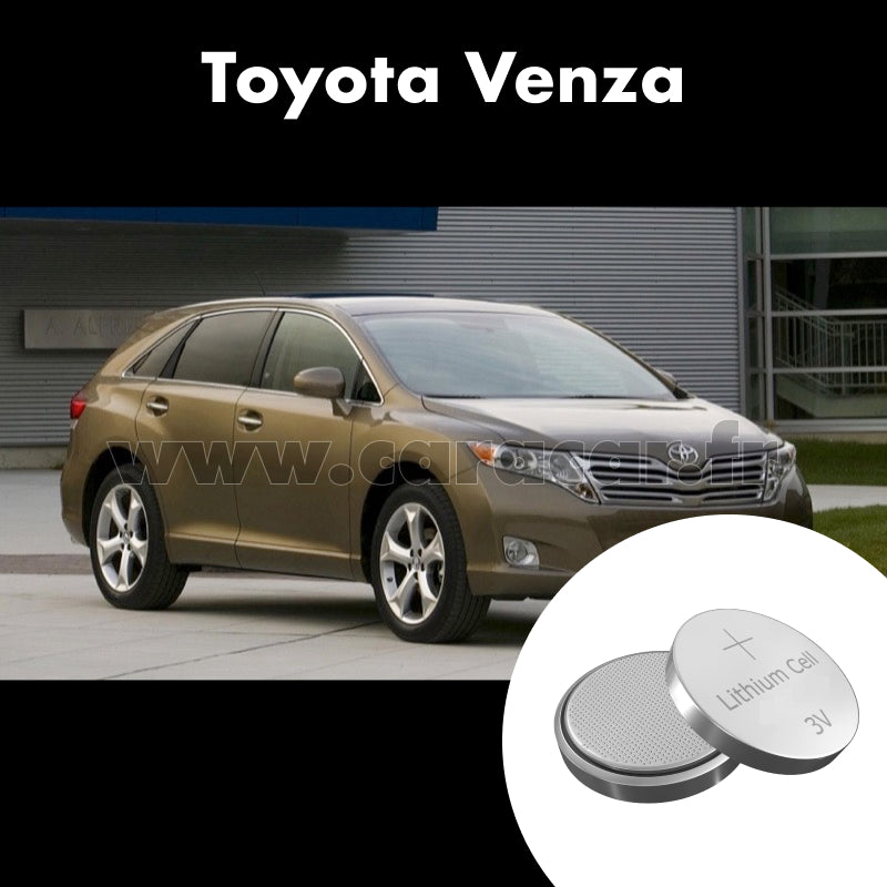 Pile clé Toyota Venza 2 generation (2020/2023). Pile de remplacement pour clé de voiture. Batterie de clé de voiture.