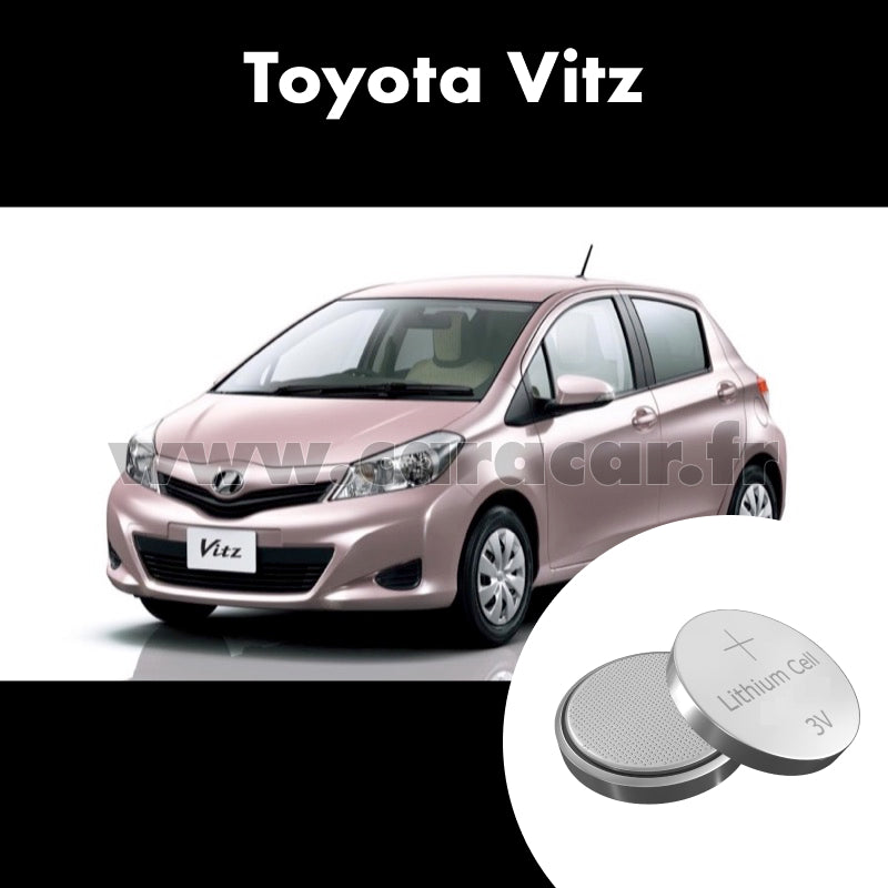 Pile clé Toyota Vitz XP130 (2010/2014). Pile de remplacement pour clé de voiture. Batterie de clé de voiture.