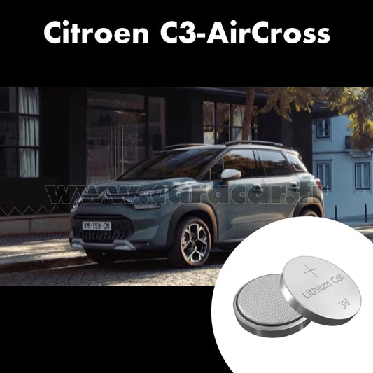 Pile clé Citroen C3 AirCross 1 generation [restyling] (2021/2023)