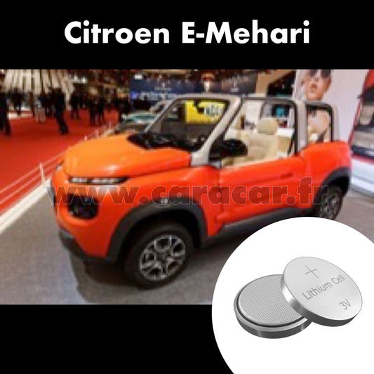 Pile clé Citroen E-Mehari 1 generation (2016/2019)