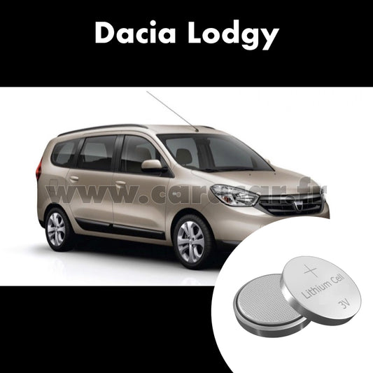 Pile clé Dacia Lodgy 1 generation [restyling] (2017/2023)