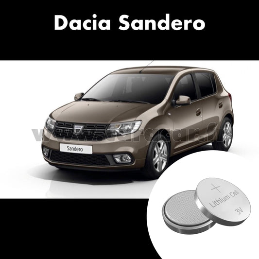 Pile clé Dacia Sandero 2 generation [restyling] (2017/2020)