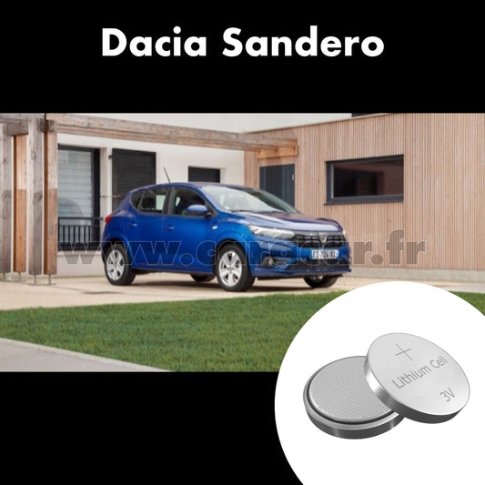 Pile clé Dacia Sandero 3 generation (2020/2023)