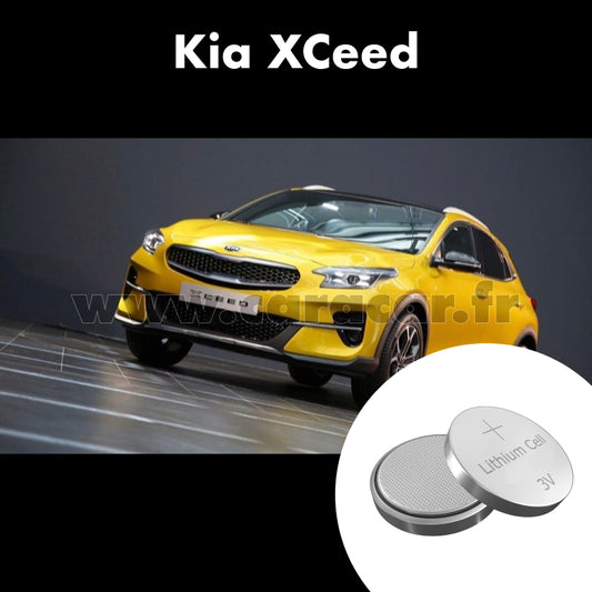 Pile clé Kia XCeed 1 generation (2019/2023). Pile de remplacement pour clé de voiture. Batterie de clé de voiture. 