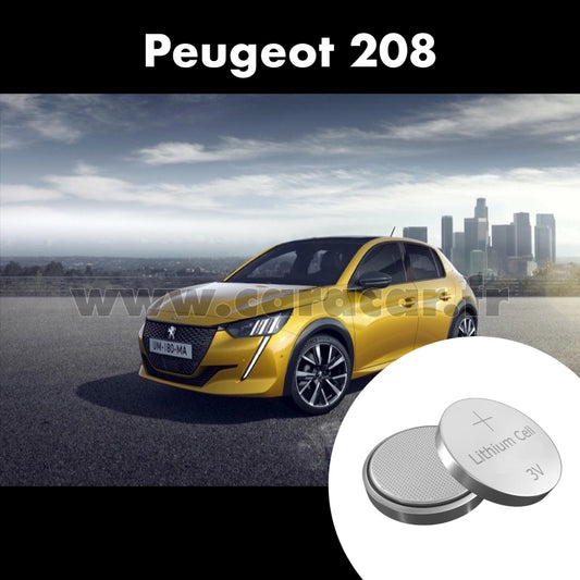 Pile clé Peugeot 208 2 generation (2019/2023)