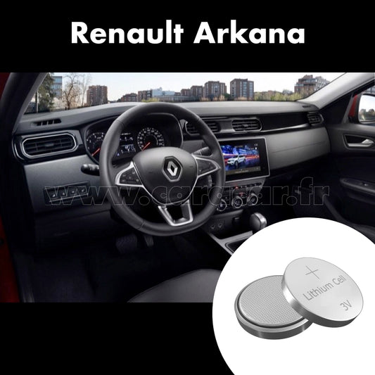 Pile clé Renault Arkana 1 generation (2019/2023)